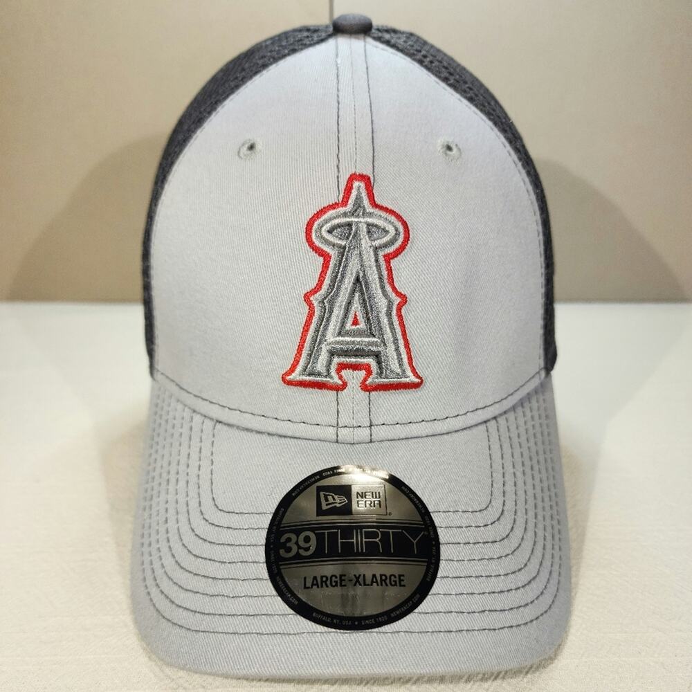 "New" Men's New Era Hat Anaheim Angels 39Thirty Mesh Back Large/XLarge